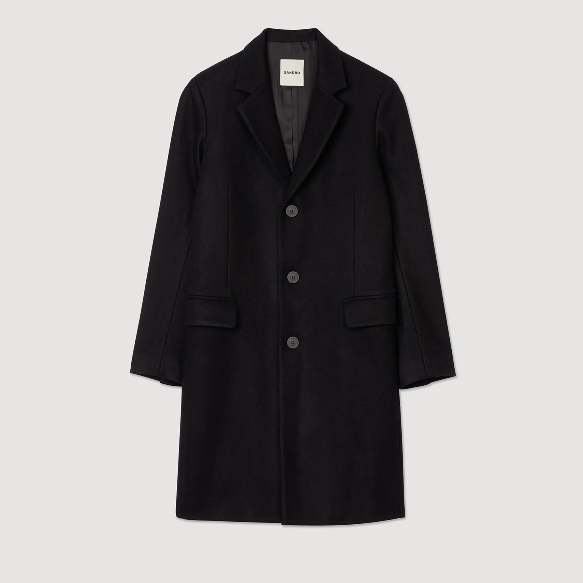 Manteau En Drap De Laine
