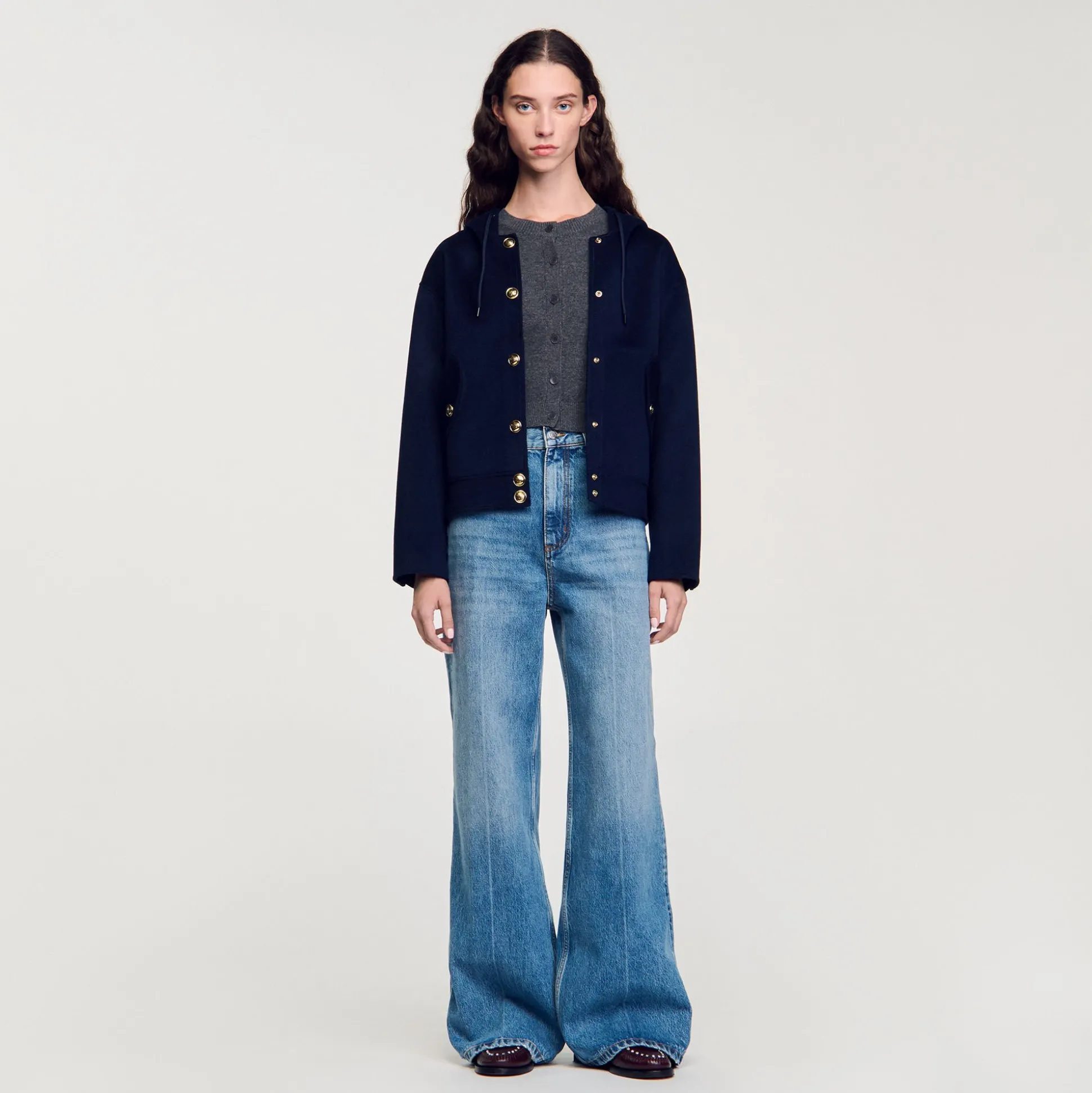 Manteau En Laine Double Face