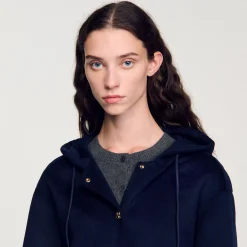 Manteau En Laine Double Face