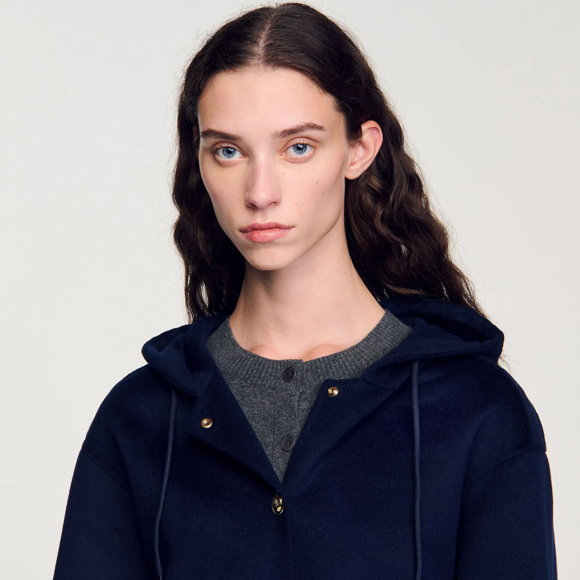 Manteau En Laine Double Face
