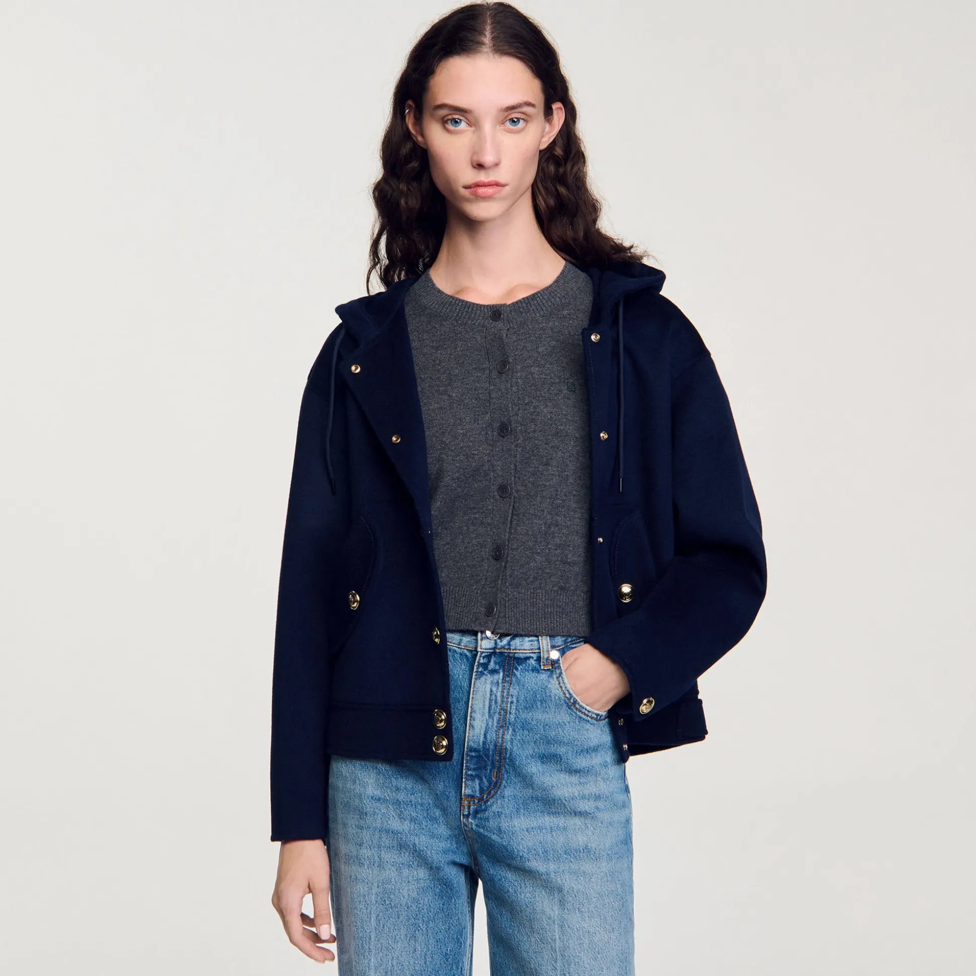 Manteau En Laine Double Face