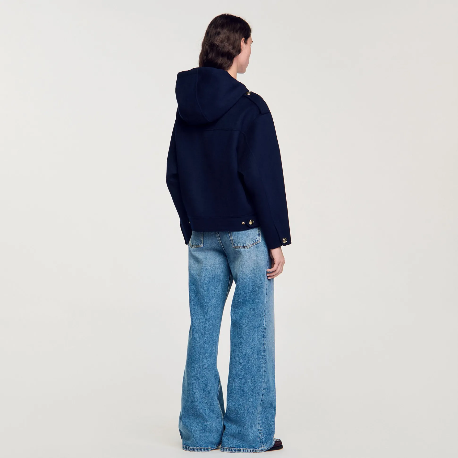 Manteau En Laine Double Face