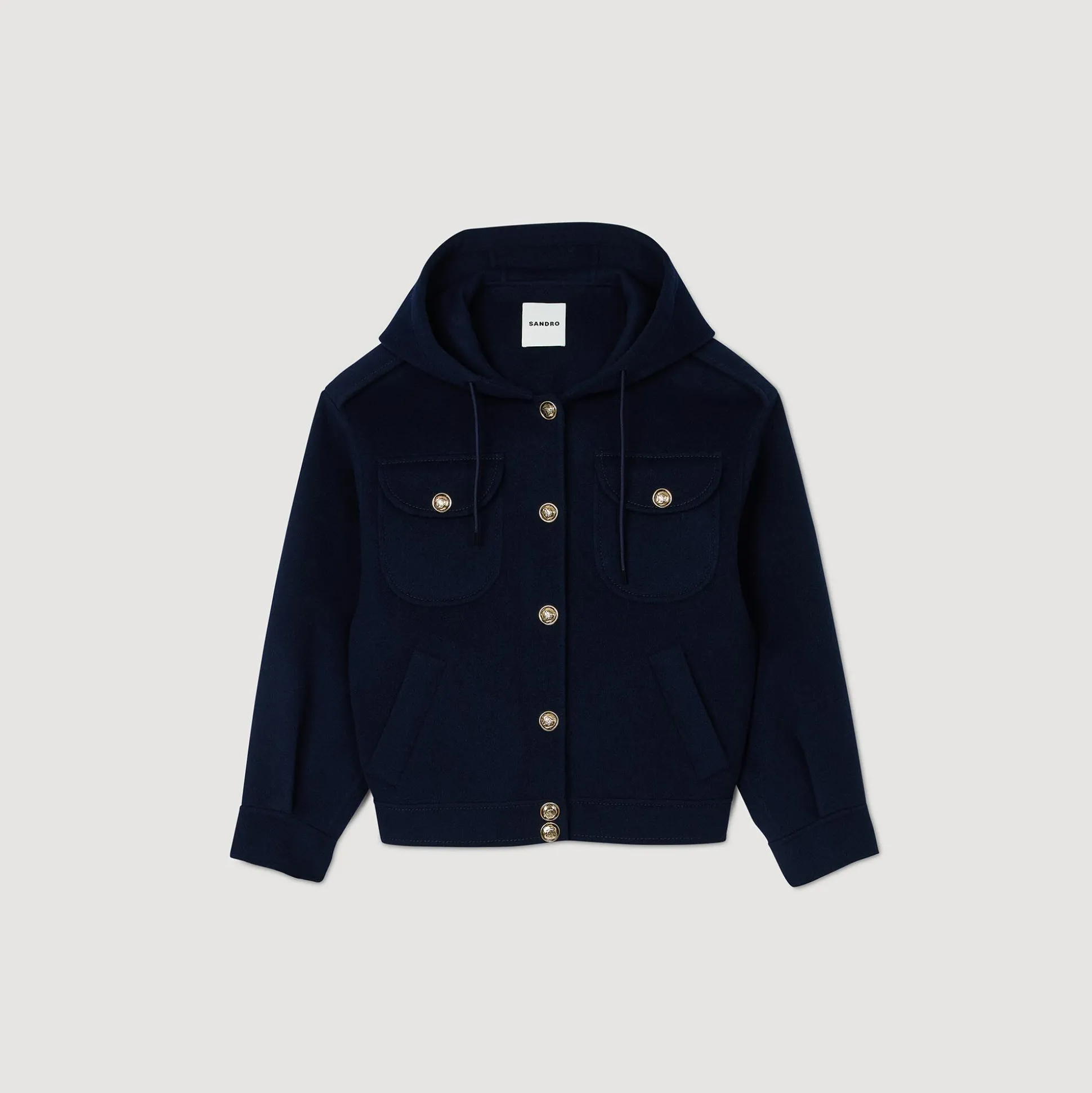 Manteau En Laine Double Face