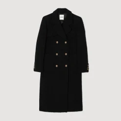Manteau Long à Boutonnage Croisé