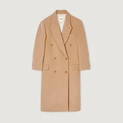 Manteau Long En Laine Mélangée