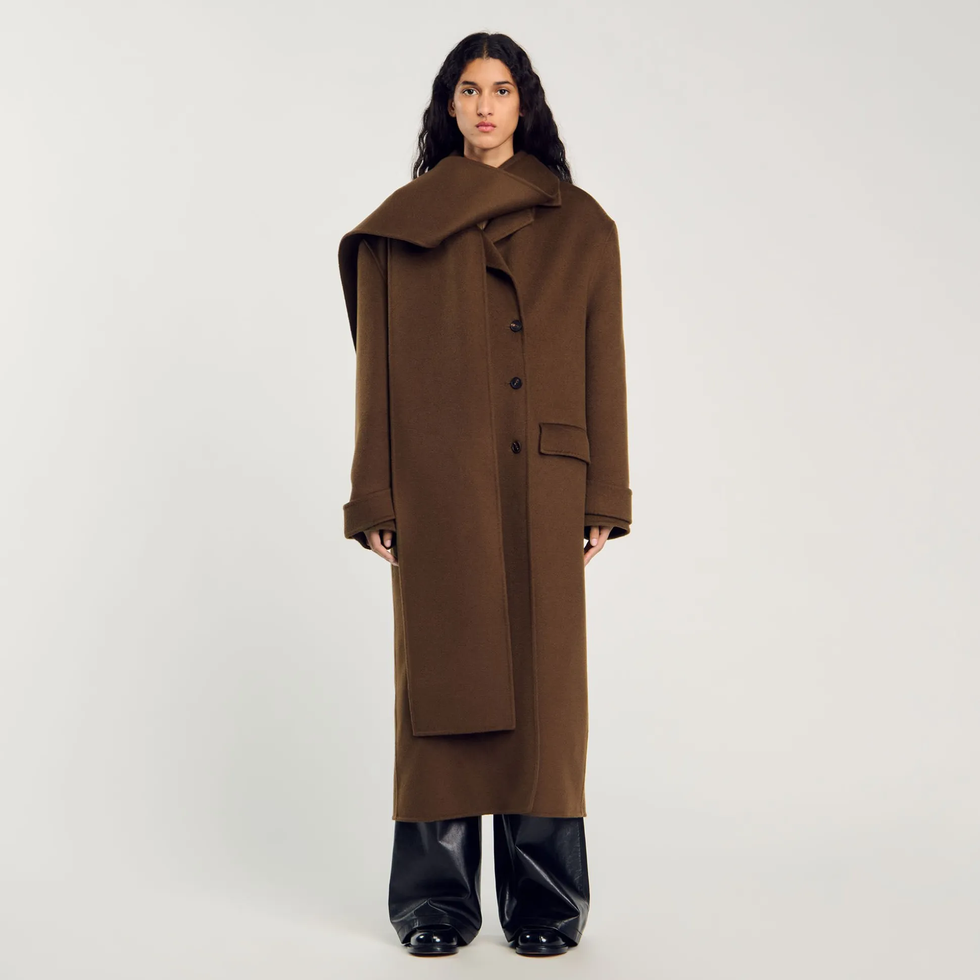 Manteau Oversize En Laine
