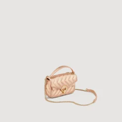 Mini Sac YZA En Cuir Irisé Matelassé