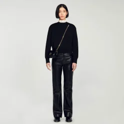 Mini Sac Yza En Cuir Lisse