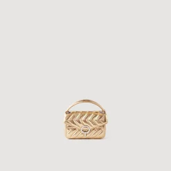 Mini Sac Yza En Cuir Métallisé