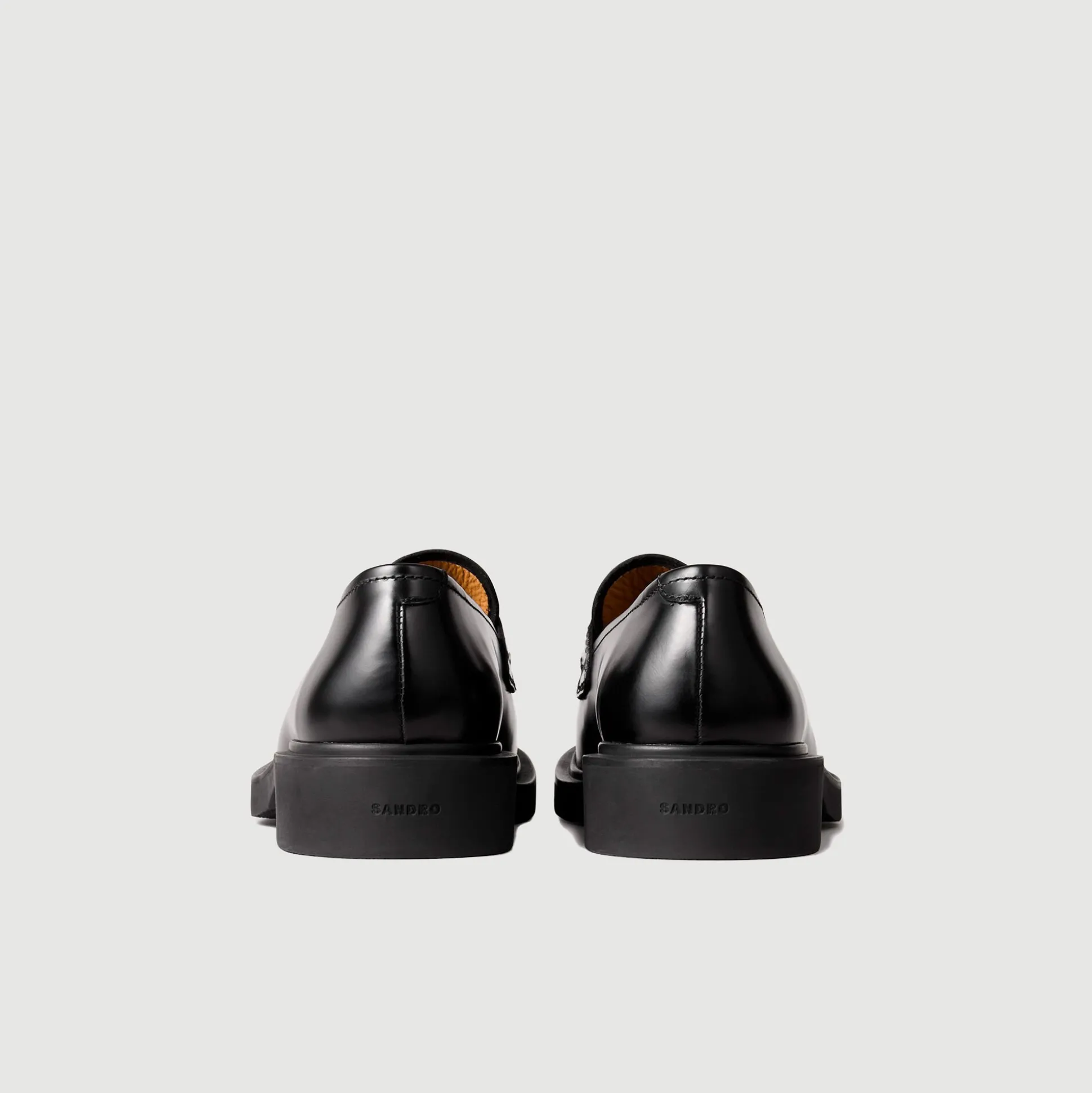Mocassins En Cuir Glacé