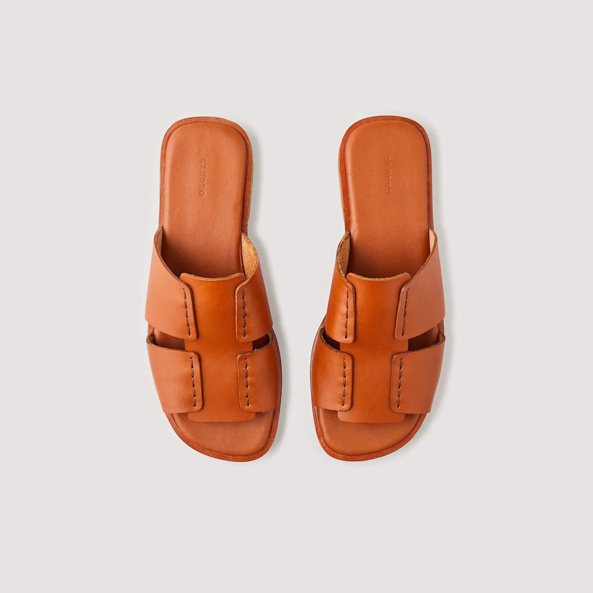 Mules En Cuir Végétal