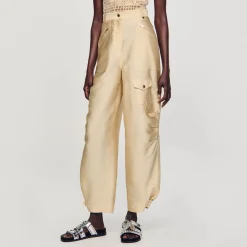 Pantalon Cargo Satiné