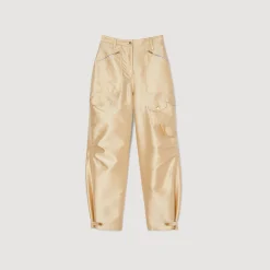 Pantalon Cargo Satiné
