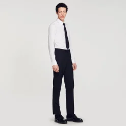 Pantalon De Costume à Coupe Classique