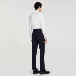 Pantalon De Costume à Coupe Classique