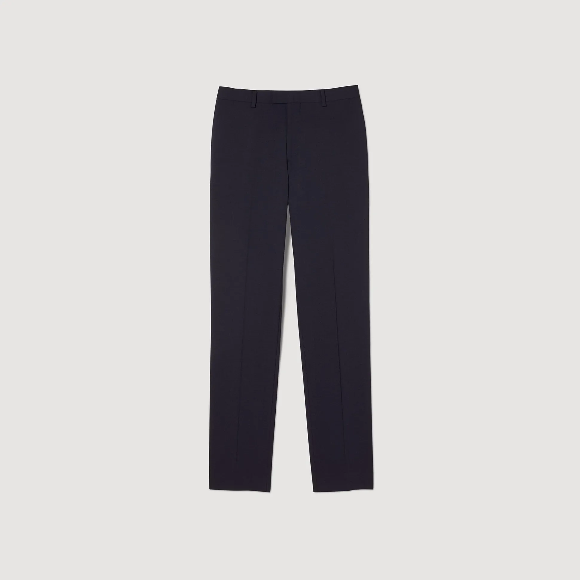Pantalon De Costume Classique En Laine