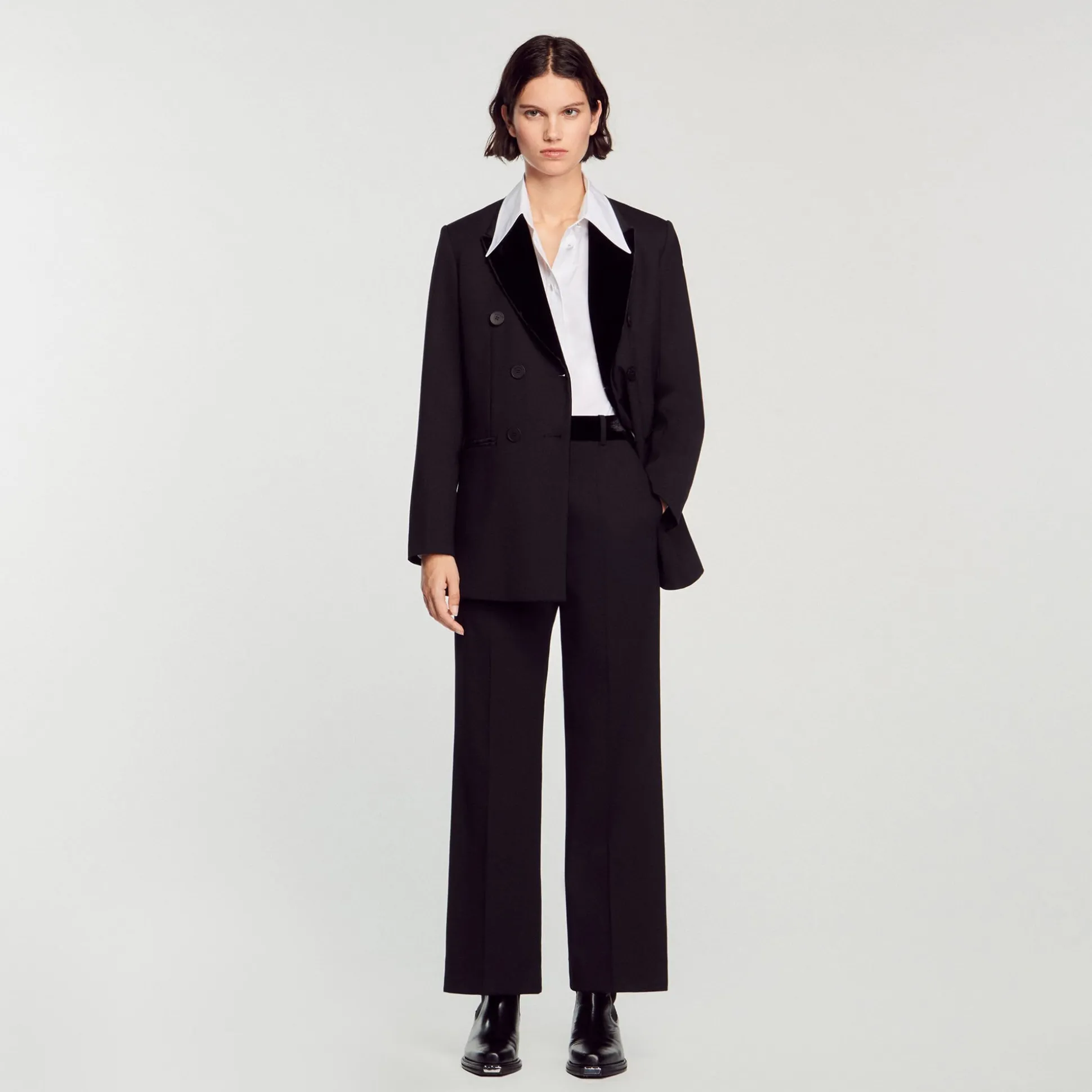 Pantalon De Costume Droit