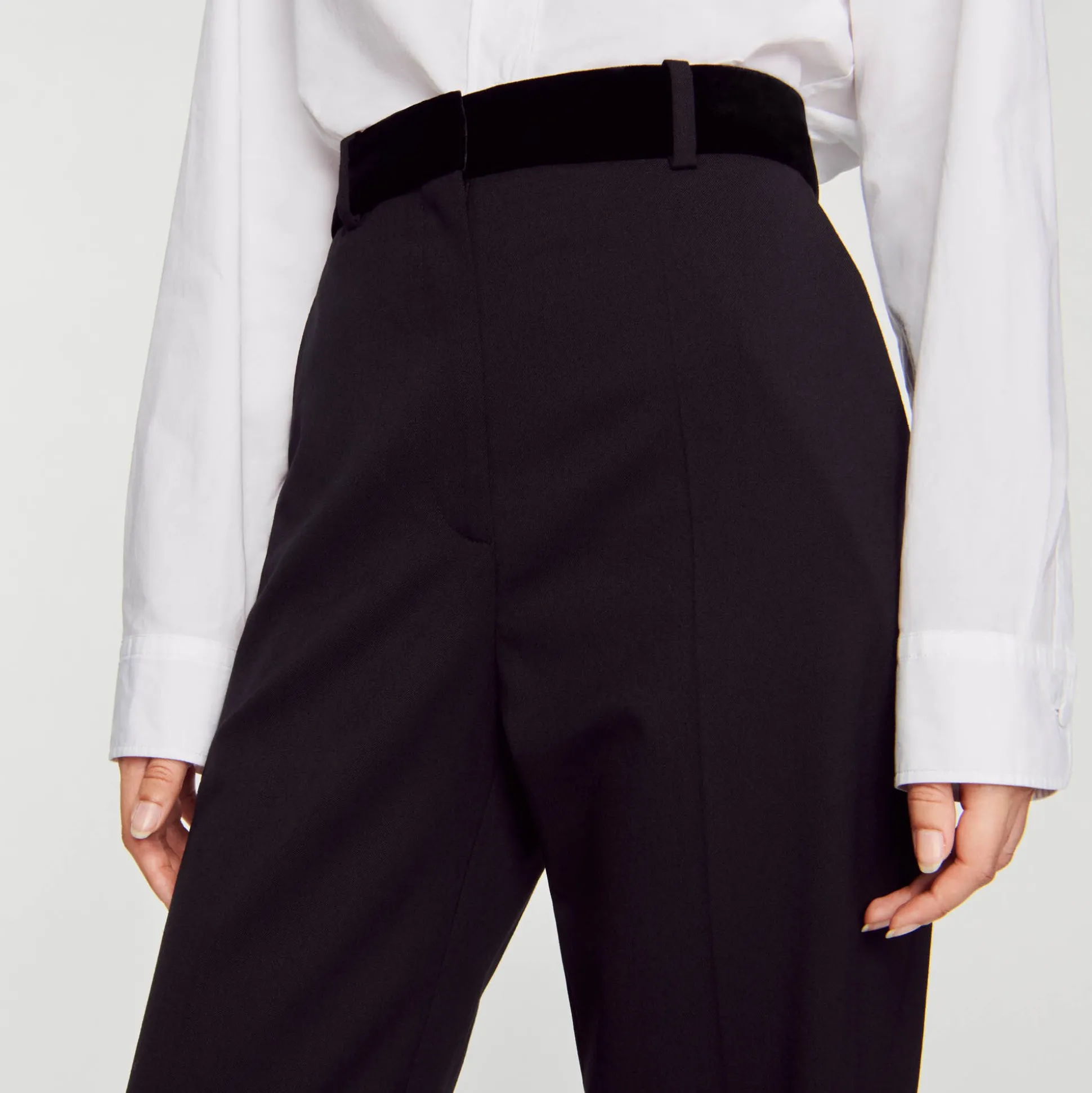 Pantalon De Costume Droit