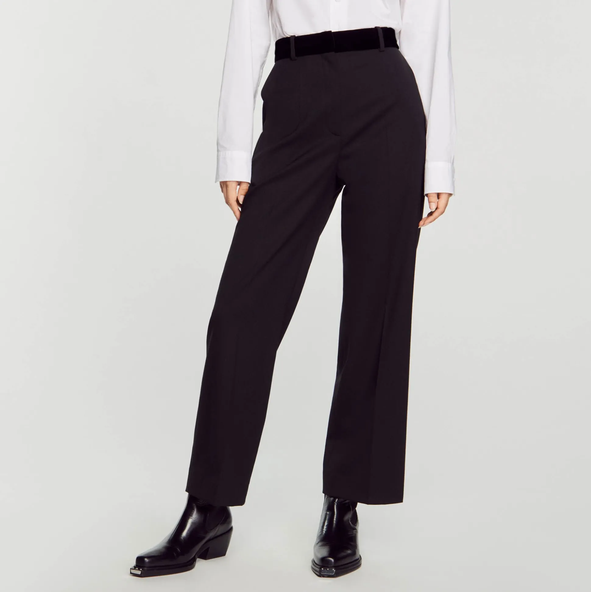 Pantalon De Costume Droit