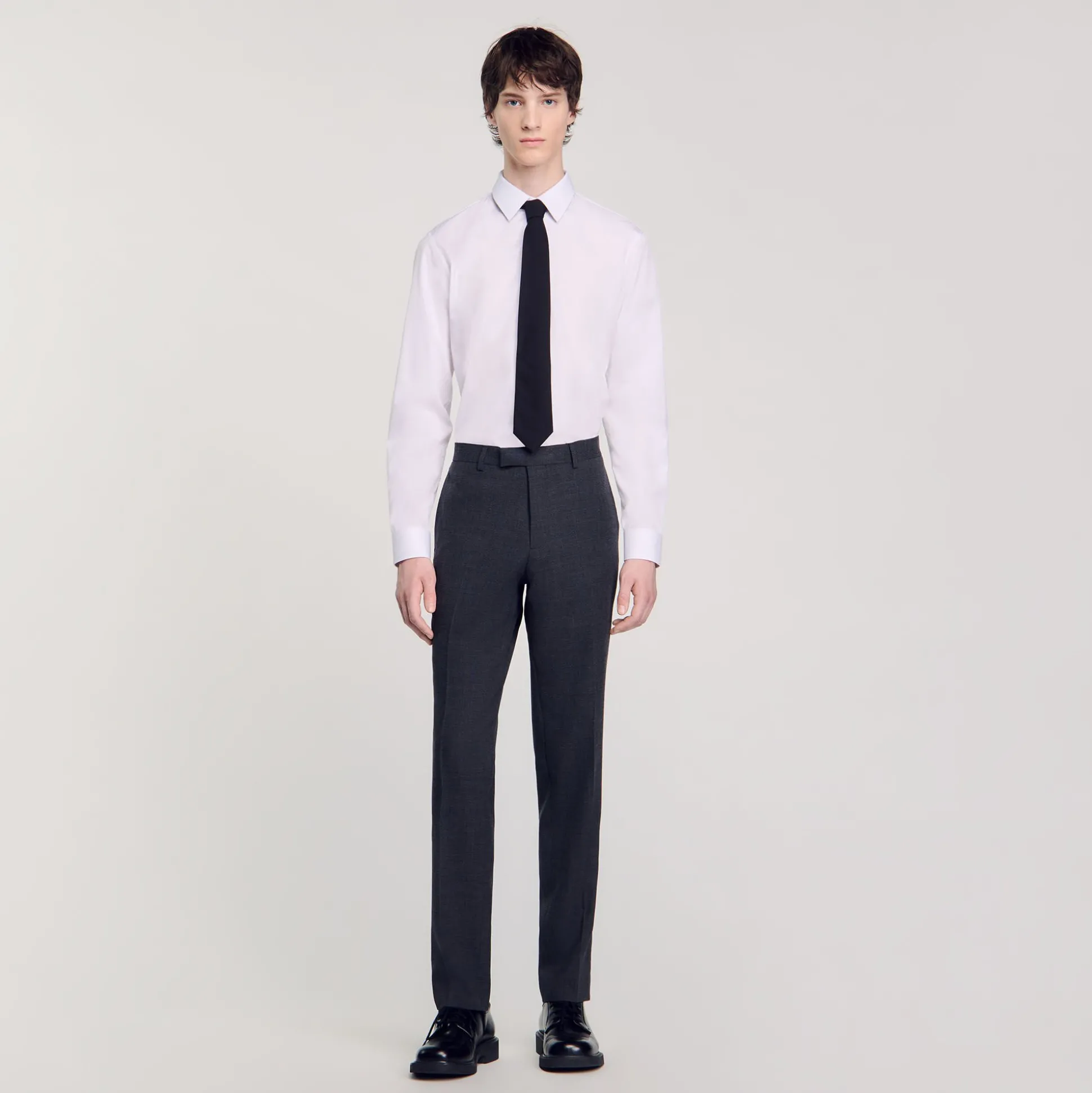 Pantalon De Costume En Laine