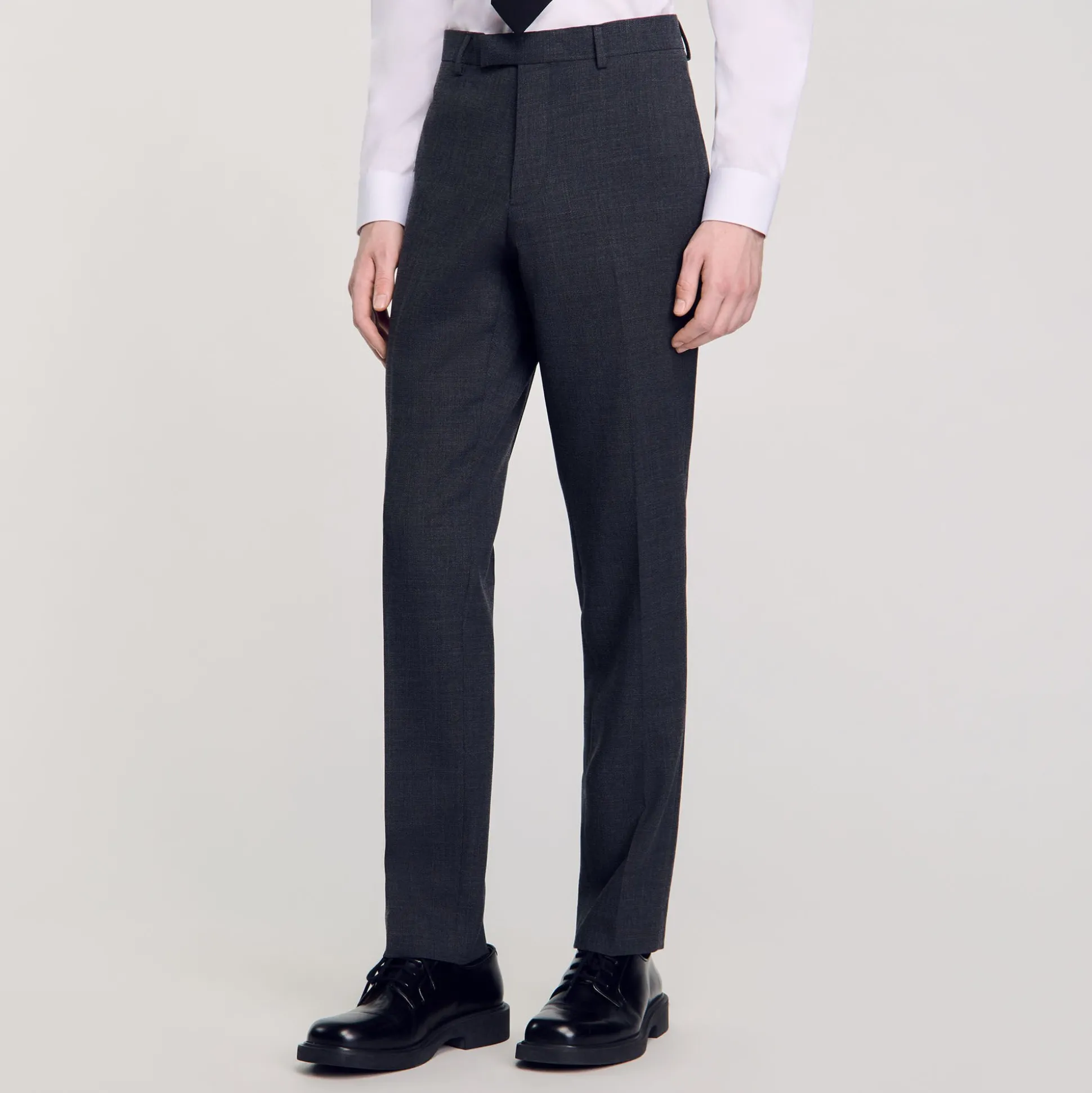 Pantalon De Costume En Laine