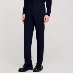 Pantalon De Costume En Laine