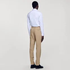 Pantalon De Costume En Laine