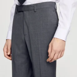 Pantalon De Costume En Laine