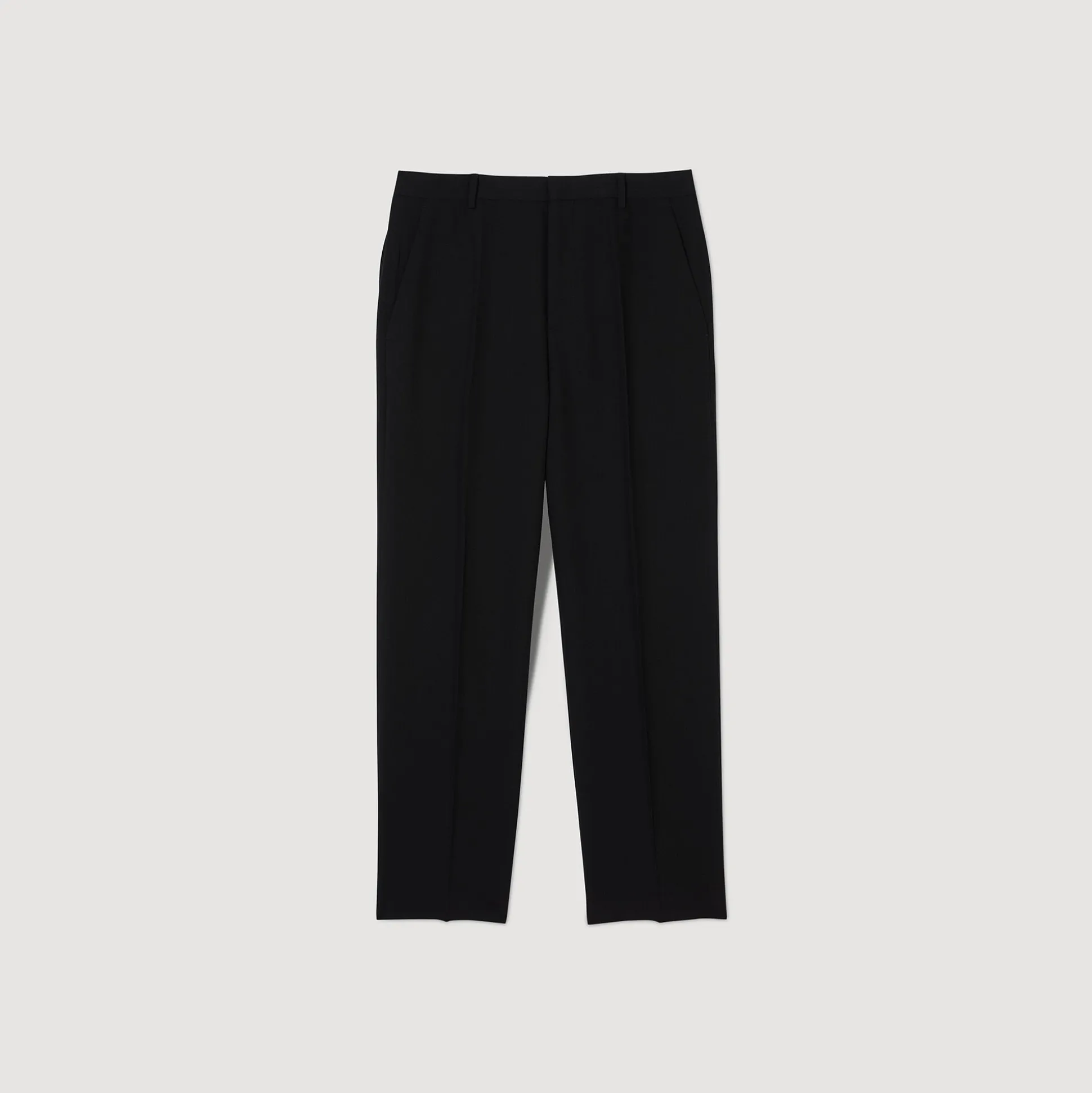 Pantalon De Costume En Laine