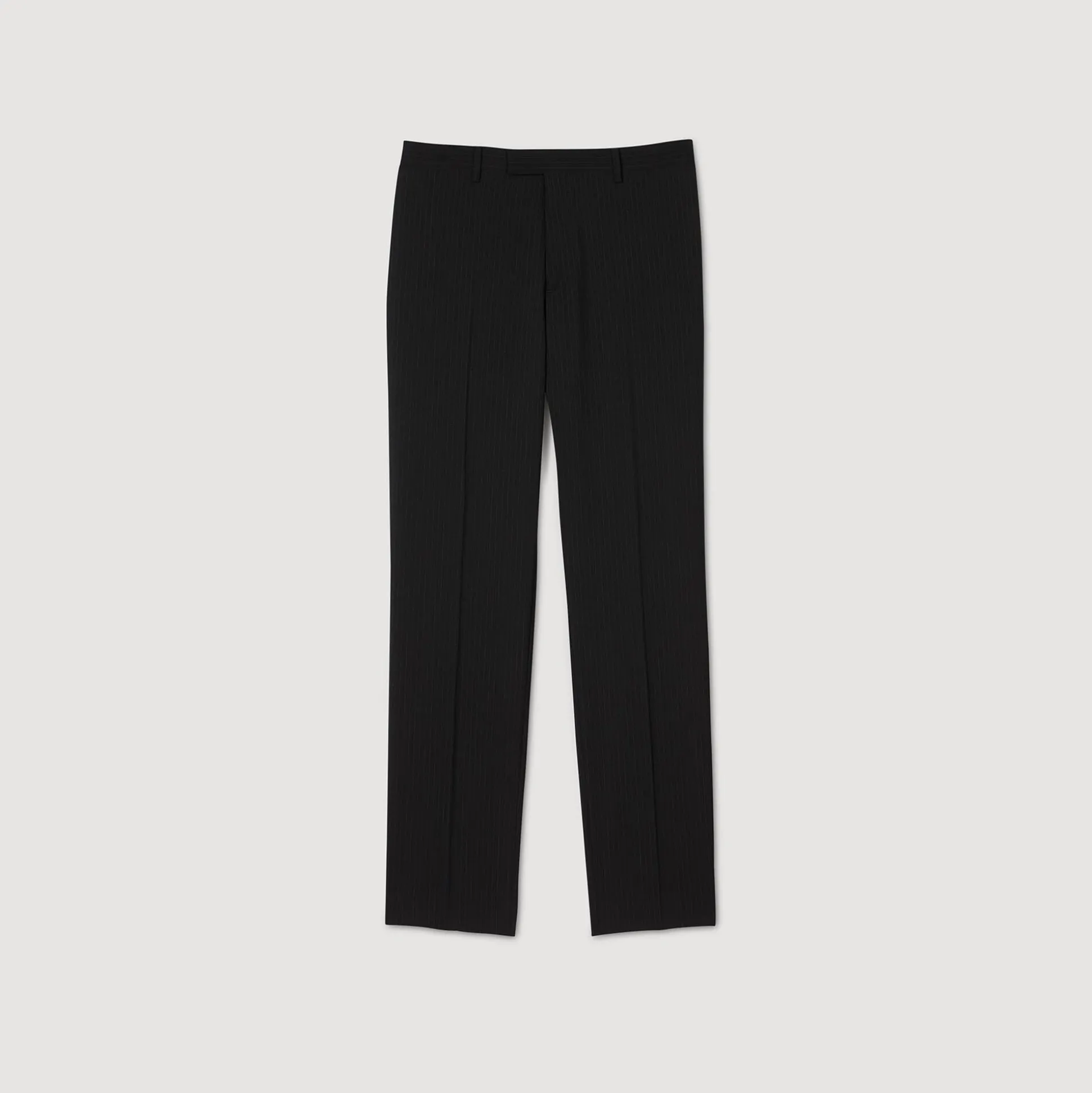 Pantalon De Costume Fines Rayures