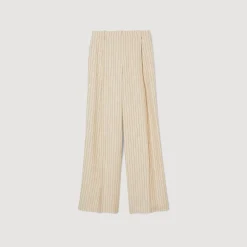 Pantalon De Costume Large à Rayures