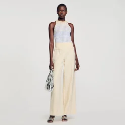 Pantalon De Costume Large à Pinces