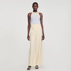 Pantalon De Costume Large à Pinces