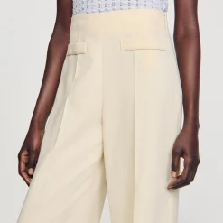 Pantalon De Costume Large à Pinces