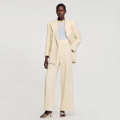 Pantalon De Costume Large à Pinces