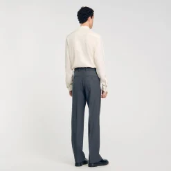 Pantalon De Costume Large