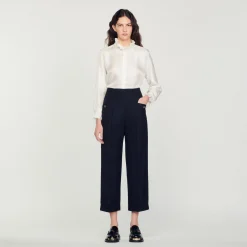 Pantalon De Costume Taille Haute