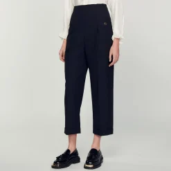 Pantalon De Costume Taille Haute