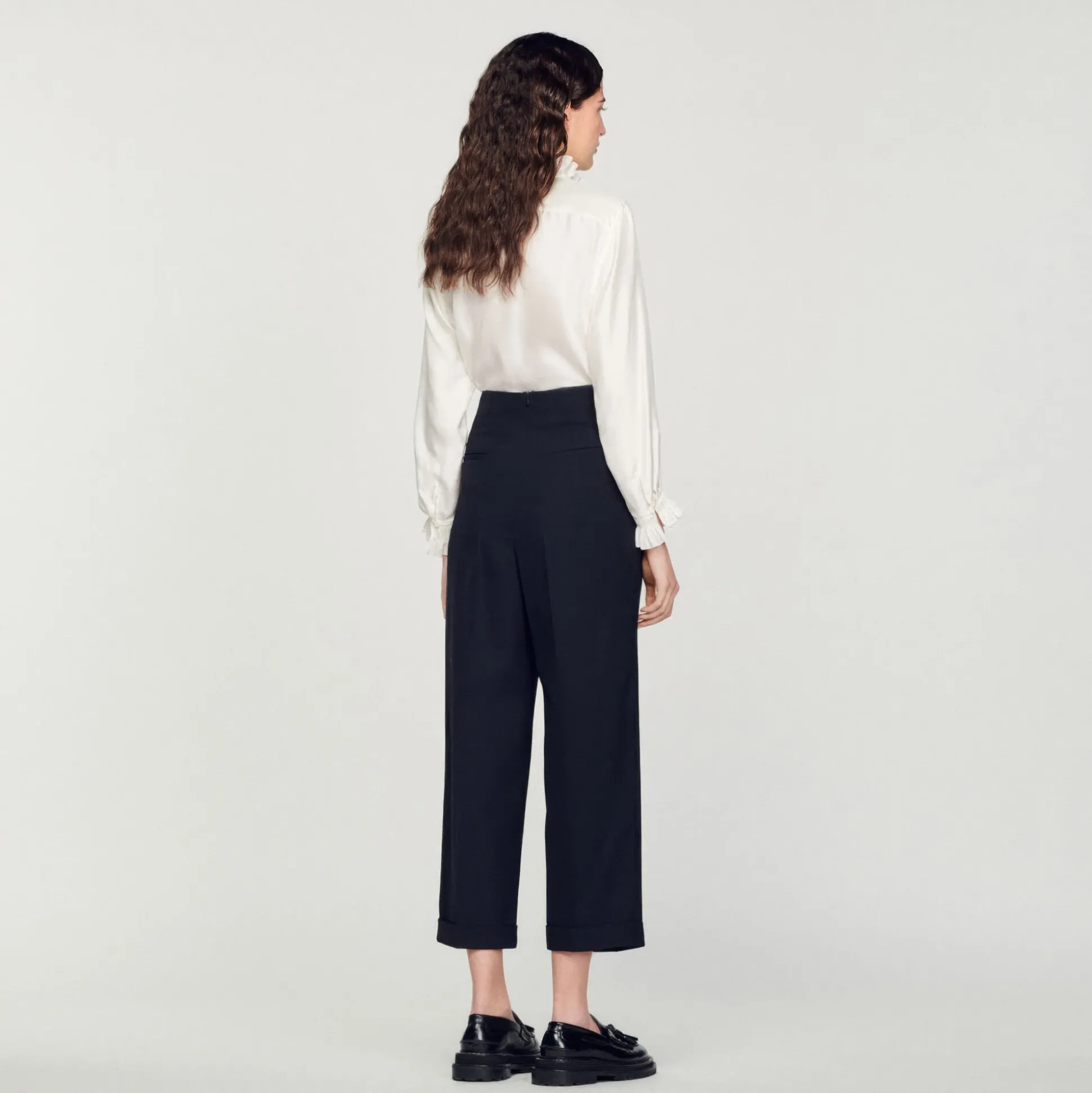 Pantalon De Costume Taille Haute