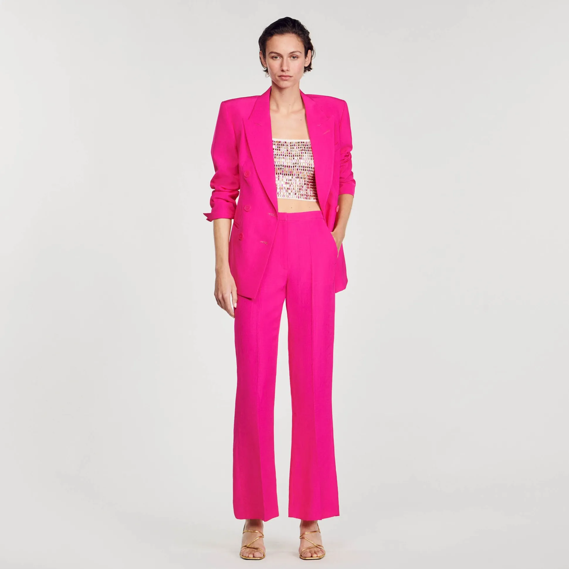 Pantalon De Costume évasé