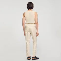 Pantalon Droit élastiqué