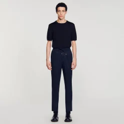Pantalon Droit élastiqué
