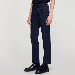 Pantalon Droit élastiqué