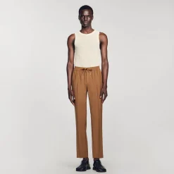 Pantalon Droit élastiqué