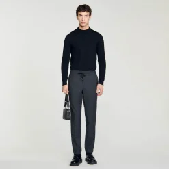 Pantalon Droit élastiqué