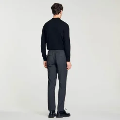 Pantalon Droit élastiqué