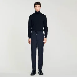 Pantalon Droit élastiqué