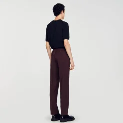 Pantalon Droit élastiqué