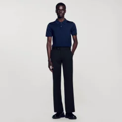 Pantalon En Laine Mélangée
