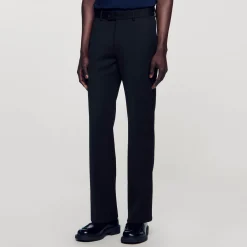 Pantalon En Laine Mélangée